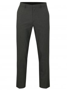 Tmavě šedé slim fit kalhoty Burton Menswear London 