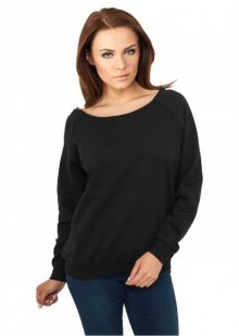 Urban Classics Ladies Open Edge Crewneck black - XS