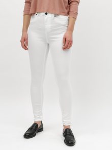 Bílé skinny džíny s vysokým pasem Noisy May Lexi