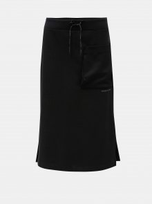 Černá sukně s kapsou a rozparky Nike