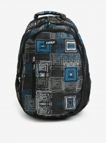 Černo-modrý vzorovaný batoh LOAP Lian 20 l