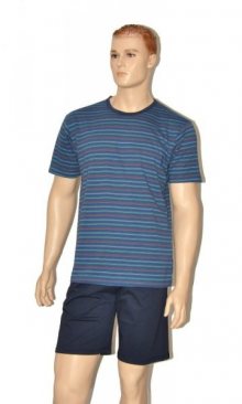 Cornette 338 Various 2018/02 Pánské pyžamo M tyrkysová