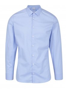 Světle modrá formální slim fit košile odolná proti skvrnám LABFRESH
