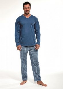 Cornette Harry 122/137 Pánské pyžamo L modrá