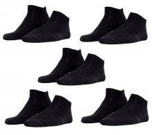 ponožky (set 5 párů) URBAN CLASSICS - Logo No Show - TB2157-black