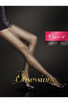 Fiore o 5000 greta red kabaretky Punčochové kalhoty 2 červená