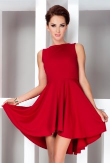 Dámské šaty exkluzivní vyrobené z vysoce kvalitního materiálu Lacoste červené - L, červená
