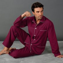 Blancheporte Klasické pyžamo bordó 87/96 (M)