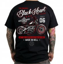 BLACK HEART RED CHOP L