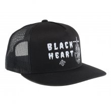 kšiltovka BLACK HEART - FUCKER - BLACK - 022-0058-BLK