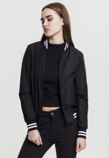 Urban Classics Ladies Nylon College Jacket black - XS