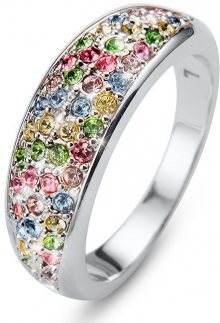 Oliver Weber Zářivý prsten Floral 41142 L (56 - 59 mm)