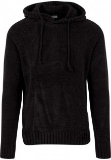 Urban Classics Chenille Hooded Sweater black - S
