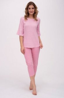 Cana 035 Dámské pyžamo S růžový melanž