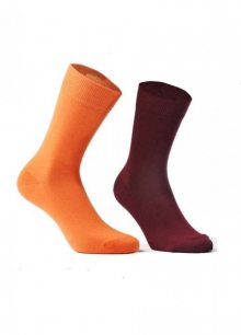 Wola Perfect Man W94.N03 Pánské ponožky jednobarevné  45-47 carotte