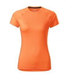 Dámské tričko Destiny - Neonově mandarinková | L