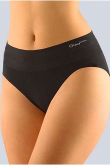 Dámské klasické kalhotky s širokým bokem Gina 00035P - barva:GINMxC/černá, velikost:L/XL