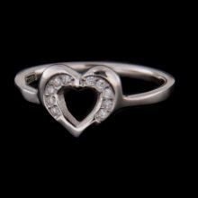 Stříbrný prsten 58332