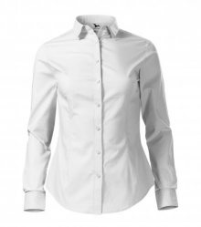 Dámská košile s dlouhým rukávem Style - Bílá | XXL