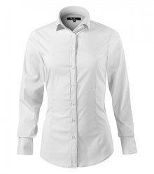 Dámská košile s dlouhým rukávem Dynamic - Bílá | XL