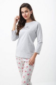 Luna 410 Dámské pyžamo XL růžová