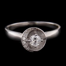 Stříbrný prsten 58331