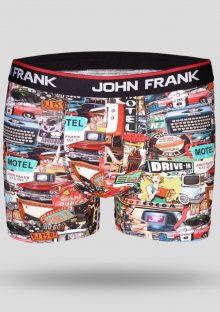 Pánské boxerky John Frank JFB118 M Dle obrázku