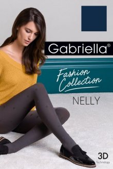 Gabriella Nelly code 449 Punčochové kalhoty 5-XL Smoky