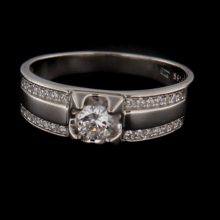 Stříbrný prsten 58673