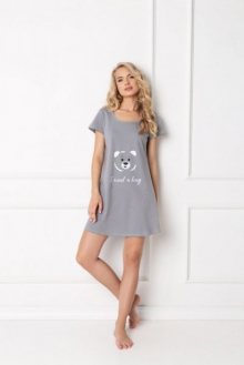 Aruelle Huggy Bear Nightdress noční košile S grey