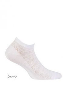 Wola W81.76P Lurex ponožky  39-41 blacksilv/černá-stříbrná