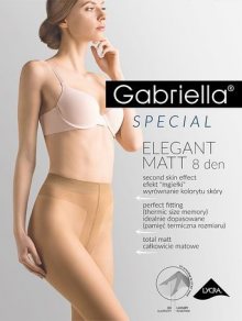 Gabriella 627 Elegant Matt 8 den punčochové kalhoty 3-M melisa/odstín béžové