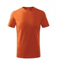 Dětské tričko Basic - Oranžová | 122 cm (6 let)