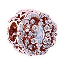 Infinity Love Třpytivý bronzový korálek HSZ-592-ROSE