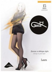 Gatta Laura 15 den 5-XL, 3-Max punčochové kalhoty 5-XL beige/odstín béžové