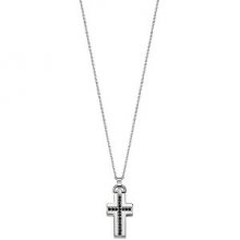 Morellato Ocelový náhrdelník Křížek Rocce SALS07