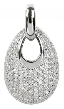 Silver Cat Stříbrný přívěsek s krystaly SC107
