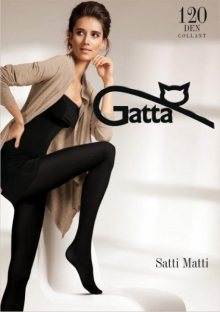 Gatta Satti Matti 120 den punčochové kalhoty 3-M grafit/odstín šedé