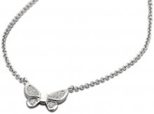 Lotus Style Motýlí ocelový náhrdelník LS1529-1/1