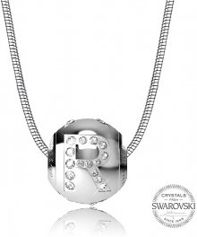 Levien Ocelový náhrdelník písmeno R CLET-R LE0066