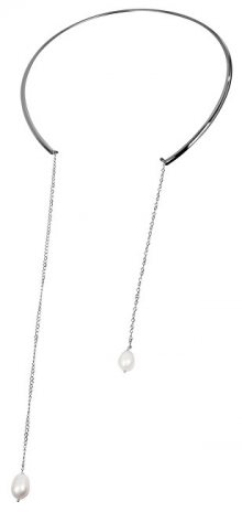 JwL Luxury Pearls Ocelový náhrdelník s pravou perlou JL0346ch