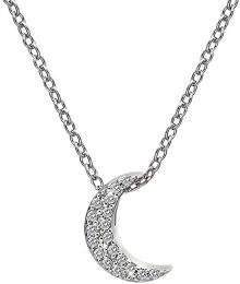 Hot Diamonds Stříbrný náhrdelník s půlměsícem Micro Bliss DP698 (řetízek, přívěsek)