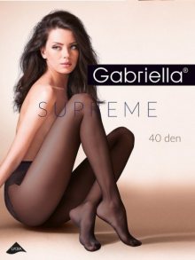 Gabriella Supreme 398 40 den punčochové kalhoty 3-M grafit/odstín šedé