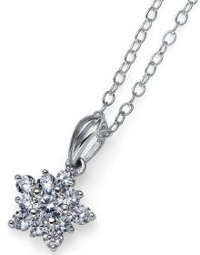 Oliver Weber Hvězdičkový stříbrný náhrdelník Subtle 61137R (řetízek, přívěsek)
