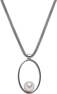 Skagen Dámský ocelový náhrdelník s perlou SKJ0766040