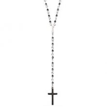 Morellato Pánský ocelový náhrdelník s křížkem Ematite SAHT11