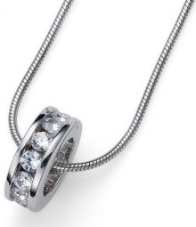 Oliver Weber Stříbrný náhrdelník Circle 61132 WHI (řetízek, přívěsek)