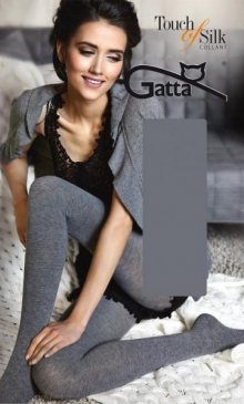 Gatta Touch of Silk Punčochové kalhoty 3-M grafitová (tmavě šedá)