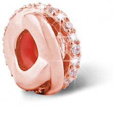 Infinity Love Stříbrný korálek brzdička HSZ-1174-ROSE