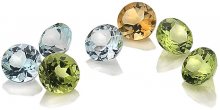 Hot Diamonds Elementy z topazů, peridotů a citrínu Hot Diamonds Anais AG006